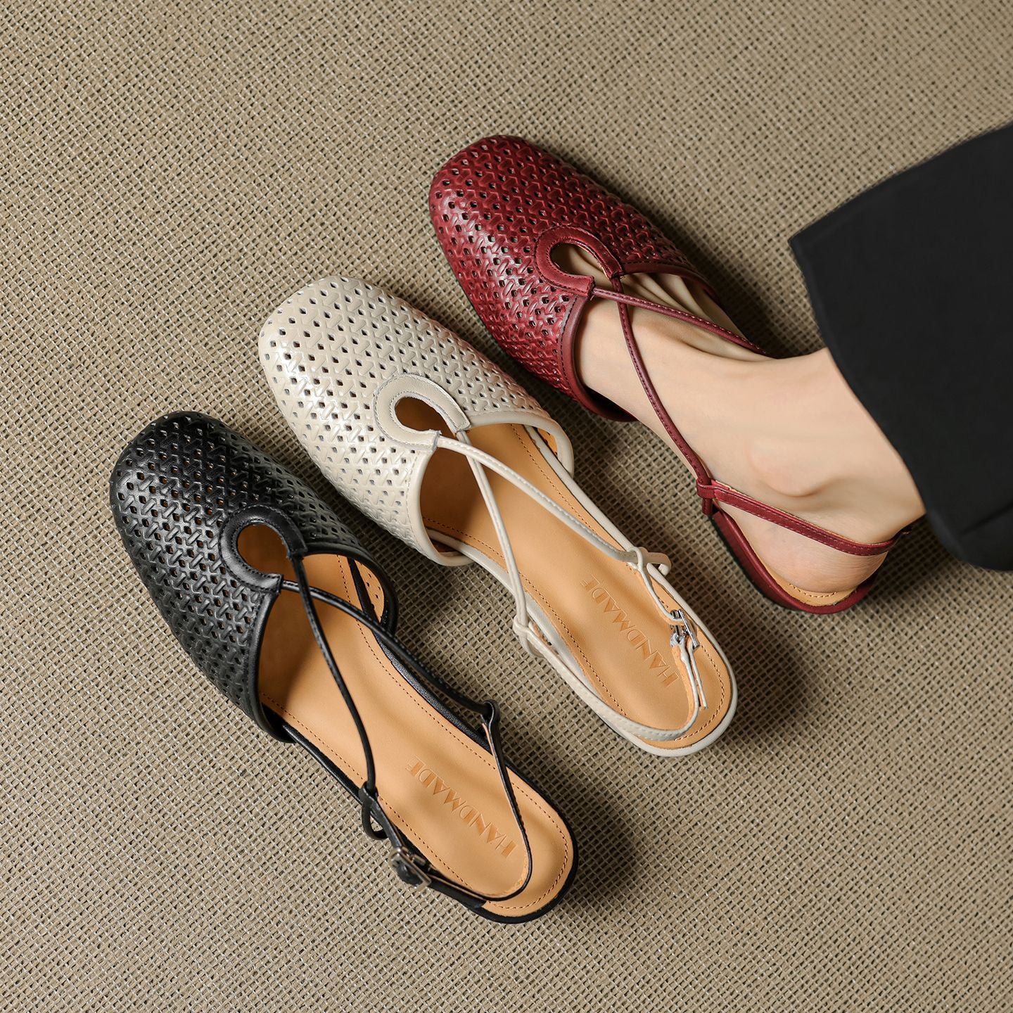 Siena Genuine Leather Slingbacks