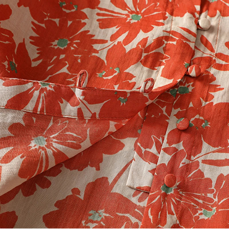 Rosa Viento Linen Blouse