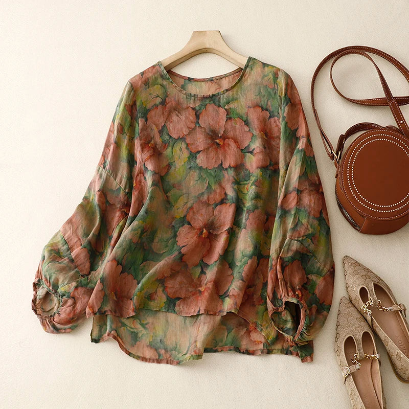 Ameline Linen Blouse