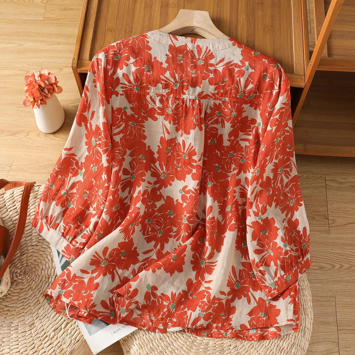 Rosa Viento Linen Blouse