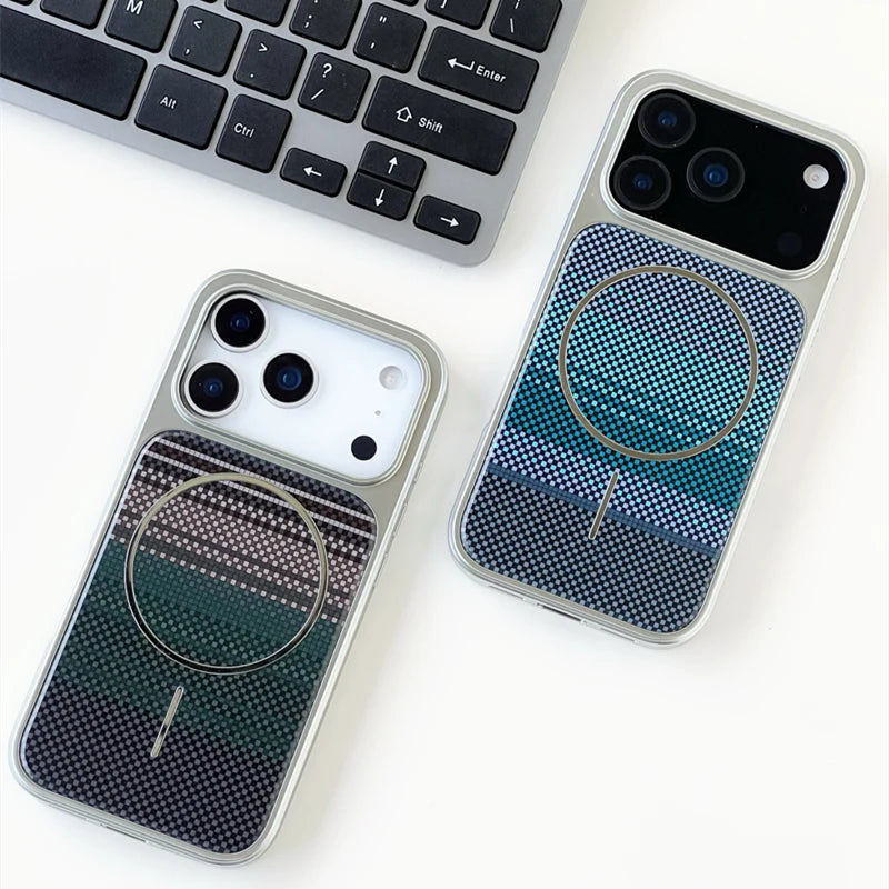 Gridline Carbon Fiber iPhone Case