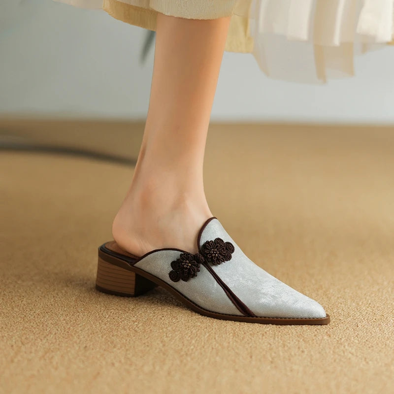Giulietta Genuine Leather Mules