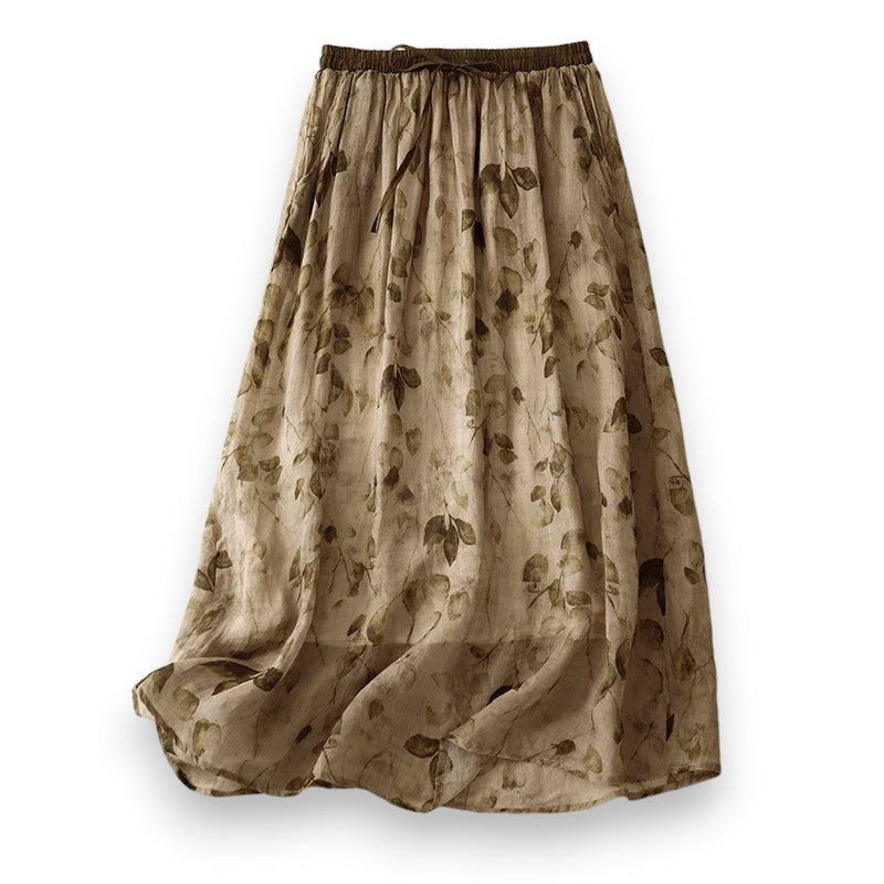 Amelia Linen Skirt