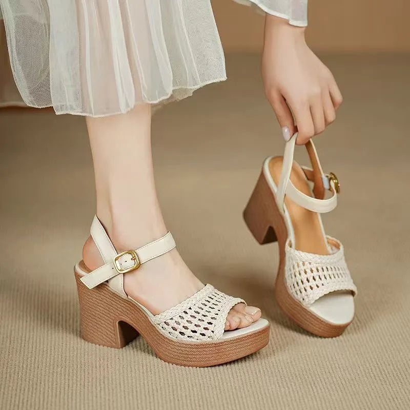 Arianna Block Heel
