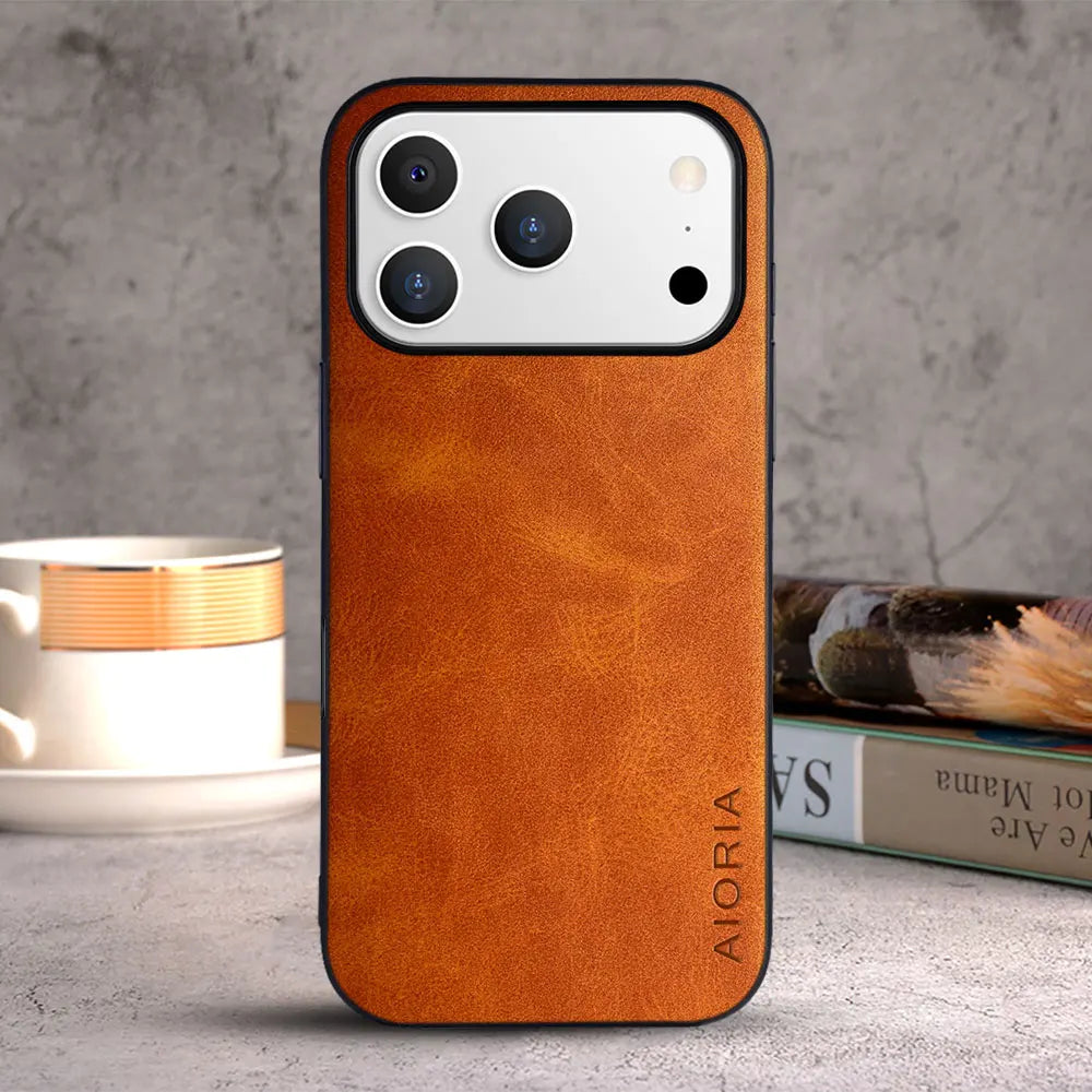 The Heritage Leather iPhone Case