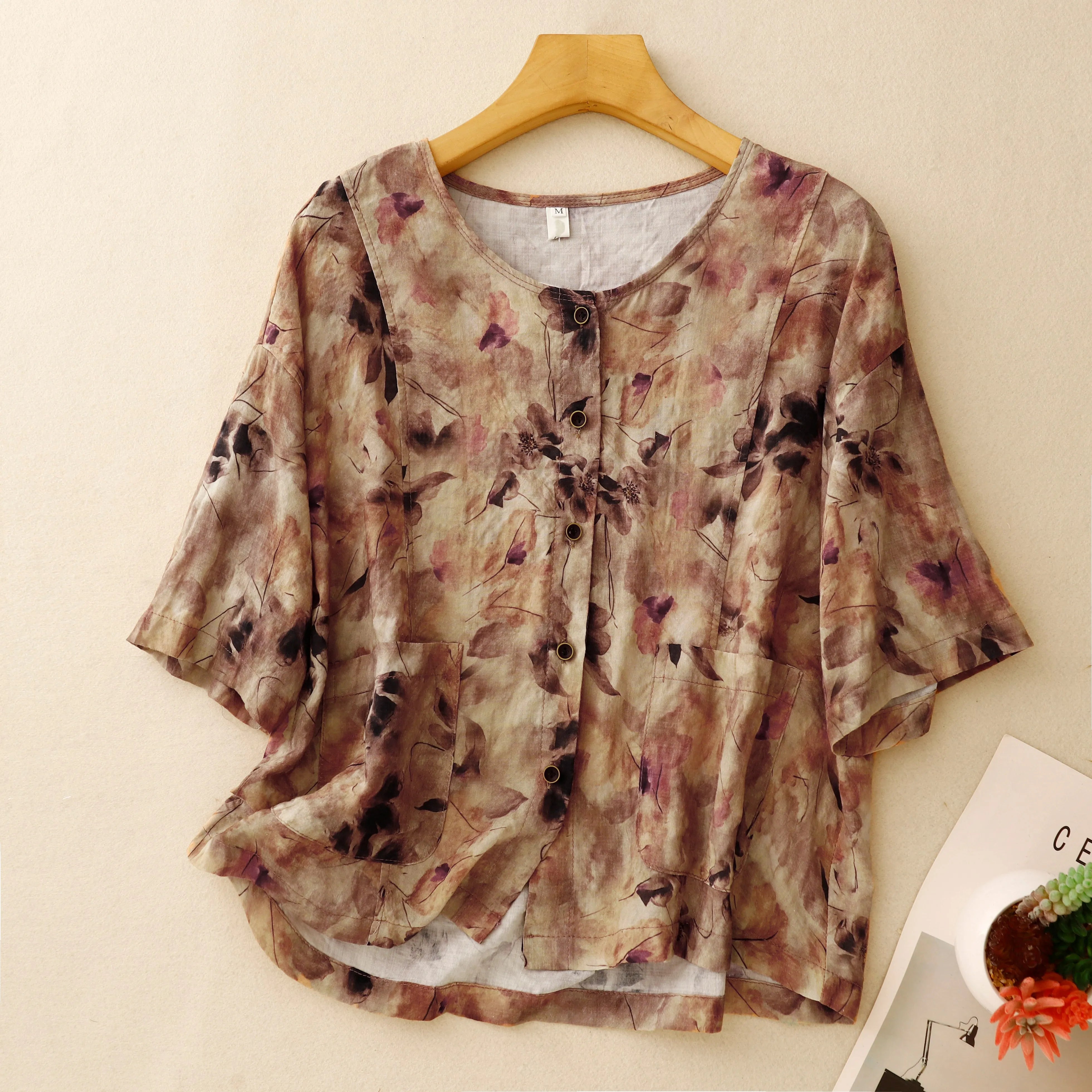 Florence Linen Blouse