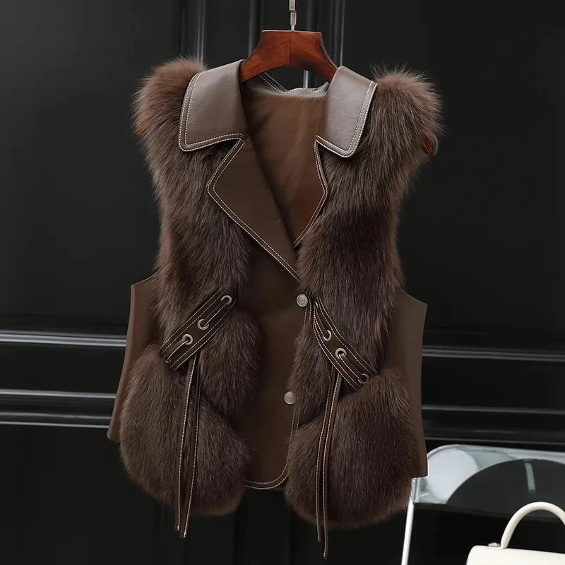 Valentina Fur Vest