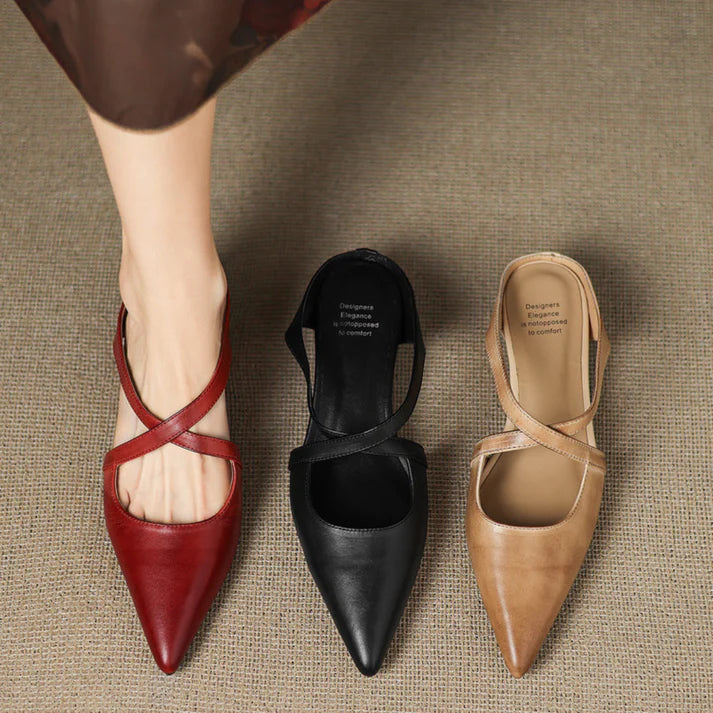 Verona Genuine Leather Flats