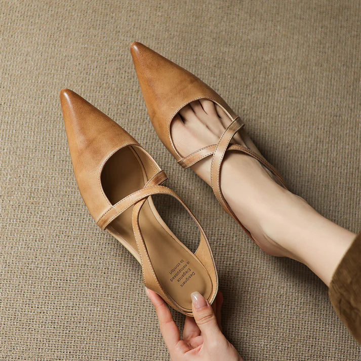 Verona Genuine Leather Flats