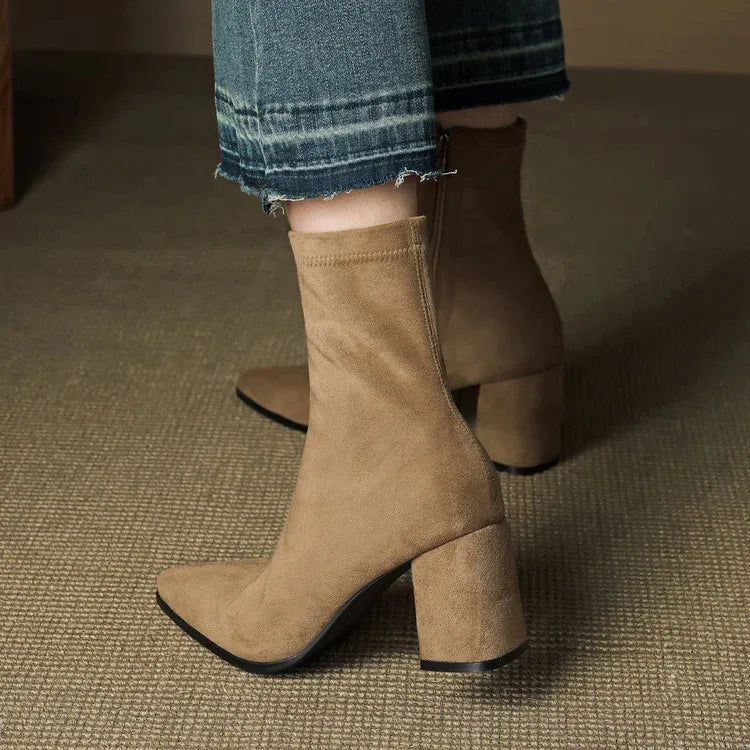 Naomi Genuine Suede Boots