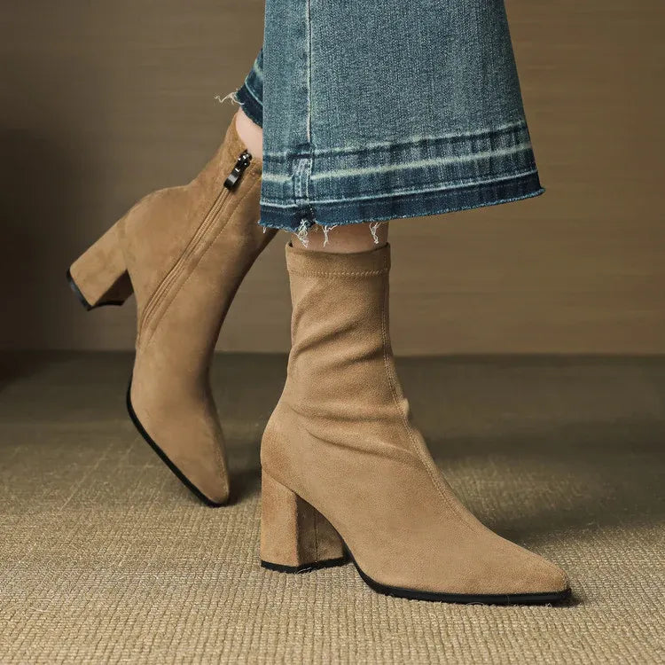Naomi Genuine Suede Boots