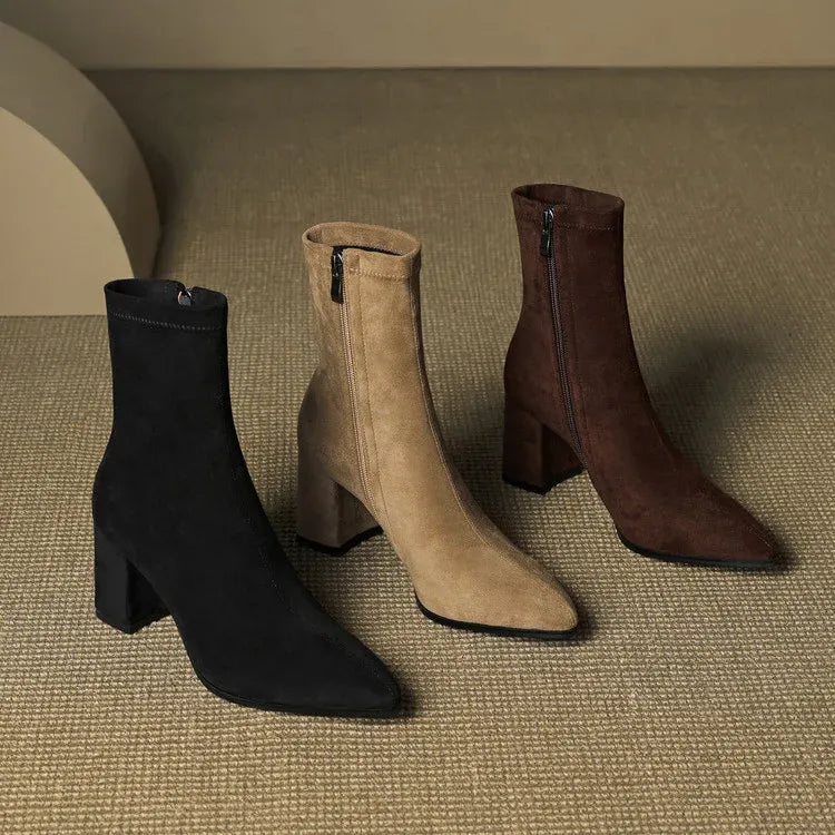 Naomi Genuine Suede Boots