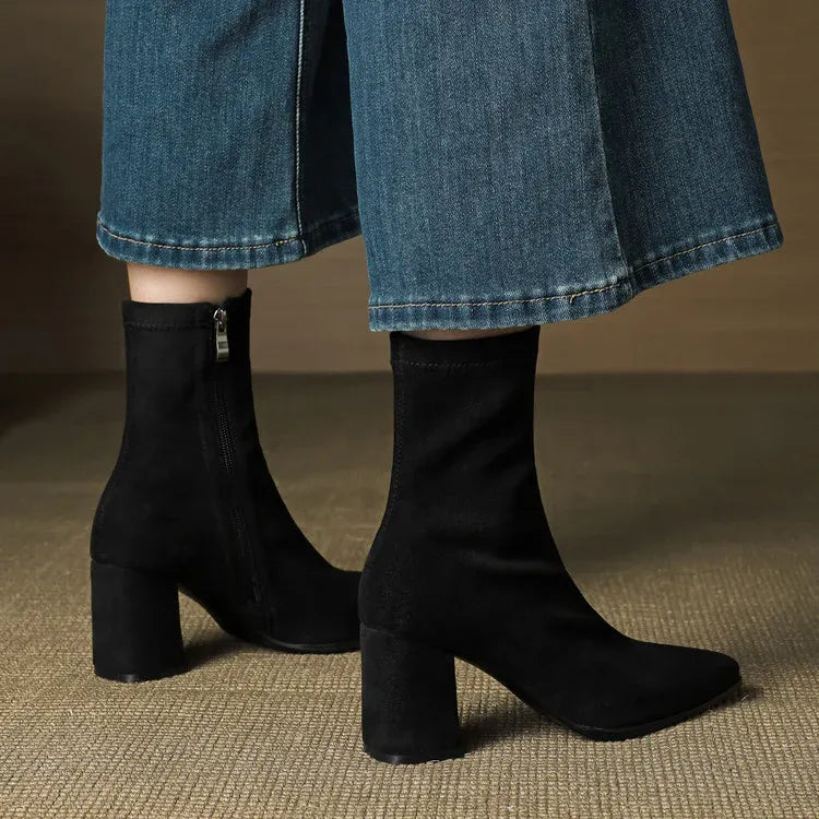 Naomi Genuine Suede Boots