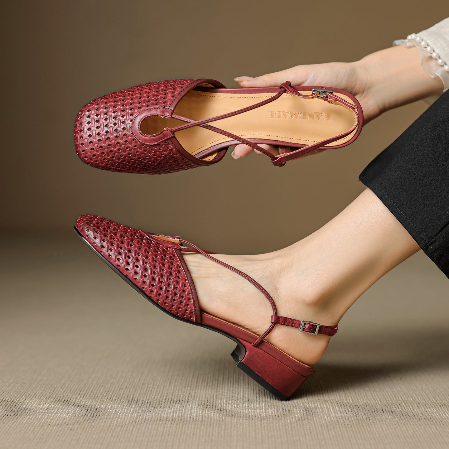 Siena Genuine Leather Slingbacks