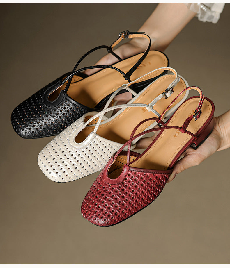 Siena Genuine Leather Slingbacks