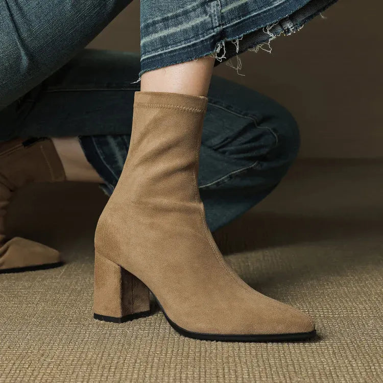 Naomi Genuine Suede Boots