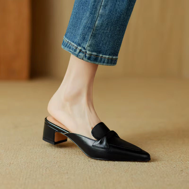 Venezia Genuine Leather Mules