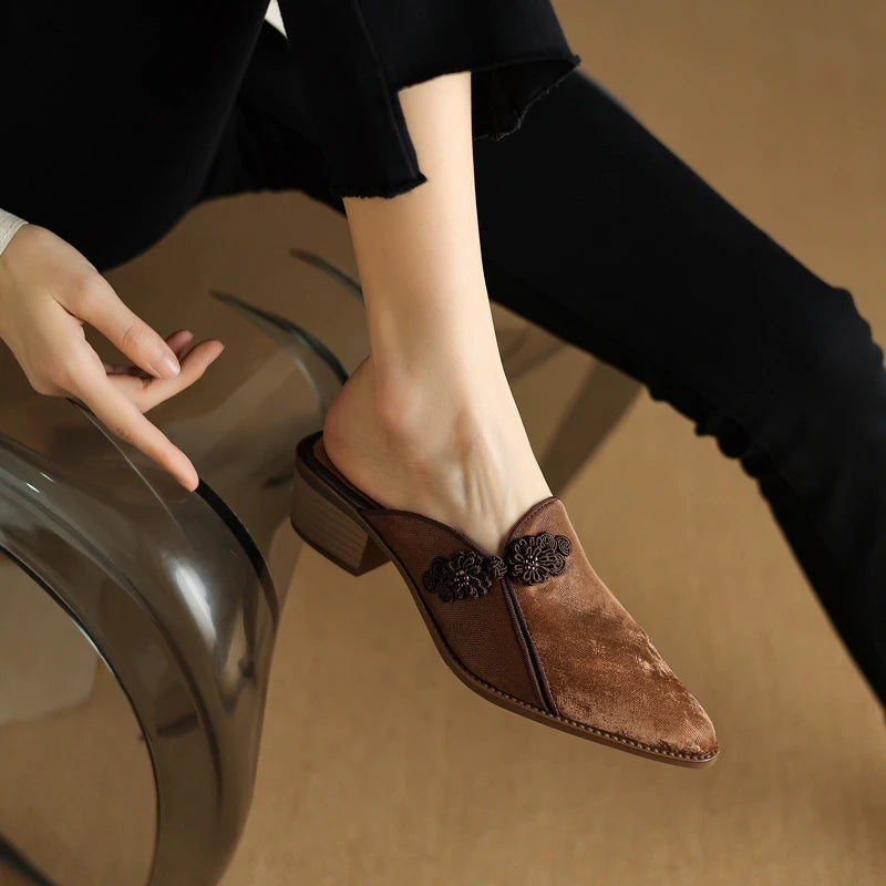 Giulietta Genuine Leather Mules