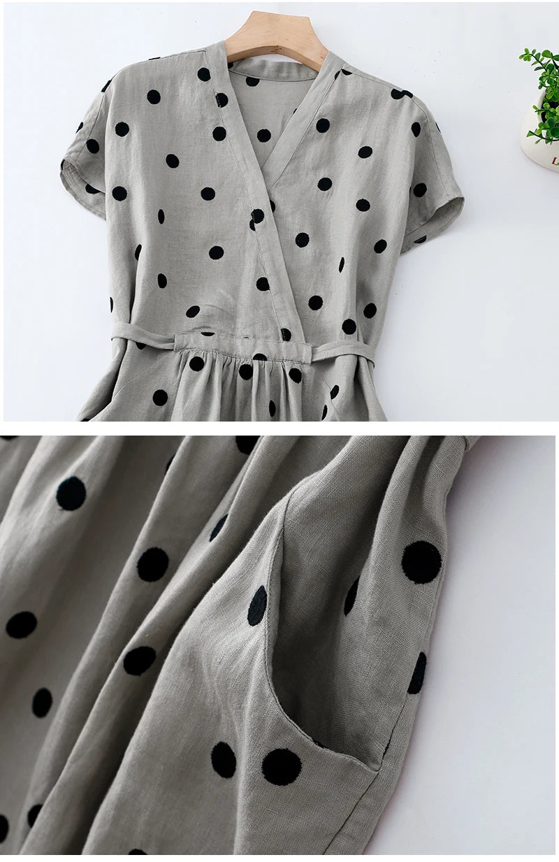 Marielle Linen Summer Dress