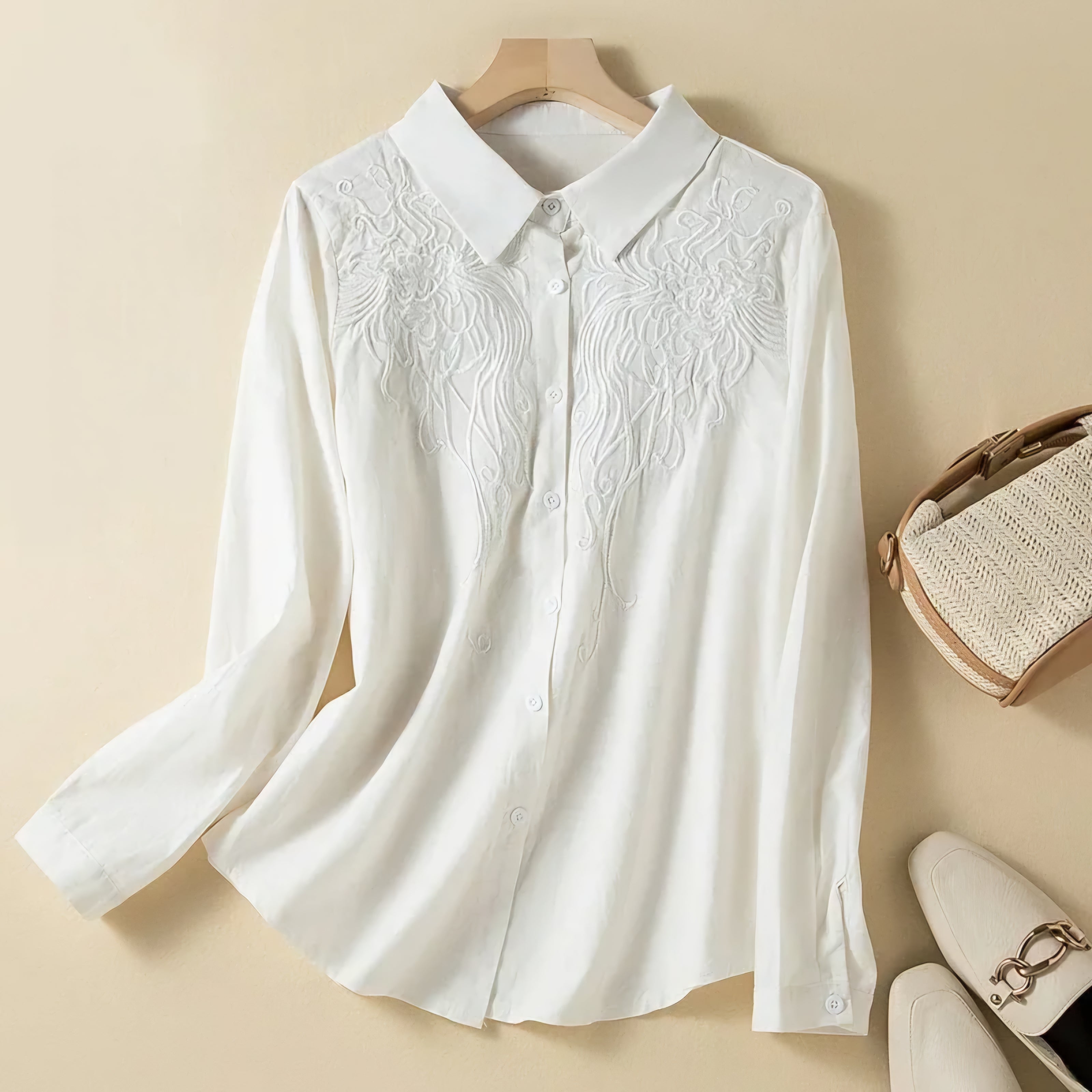 Evelyn Linen Blouse