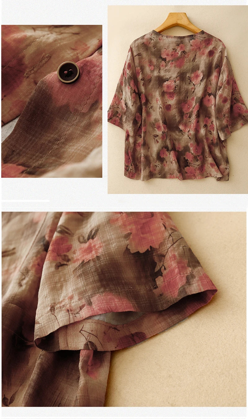 Florence Linen Blouse