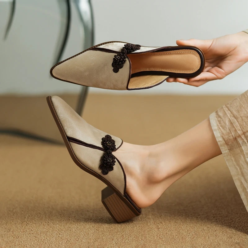 Giulietta Genuine Leather Mules