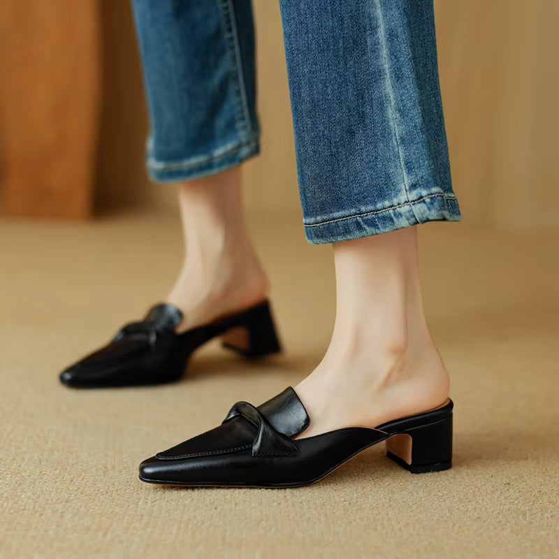 Venezia Genuine Leather Mules