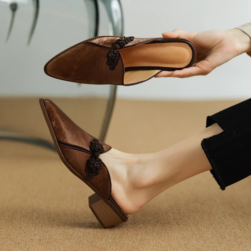Giulietta Genuine Leather Mules