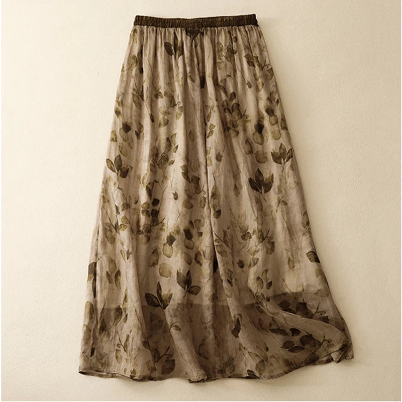 Amelia Linen Skirt