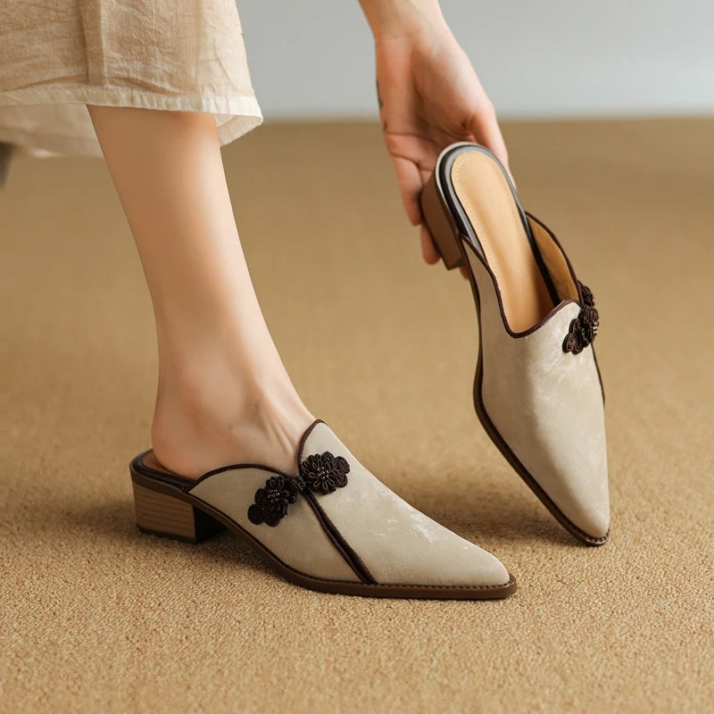 Giulietta Genuine Leather Mules