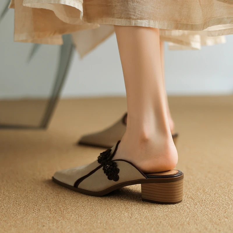 Giulietta Genuine Leather Mules