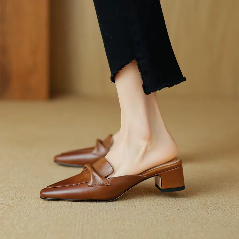 Venezia Genuine Leather Mules