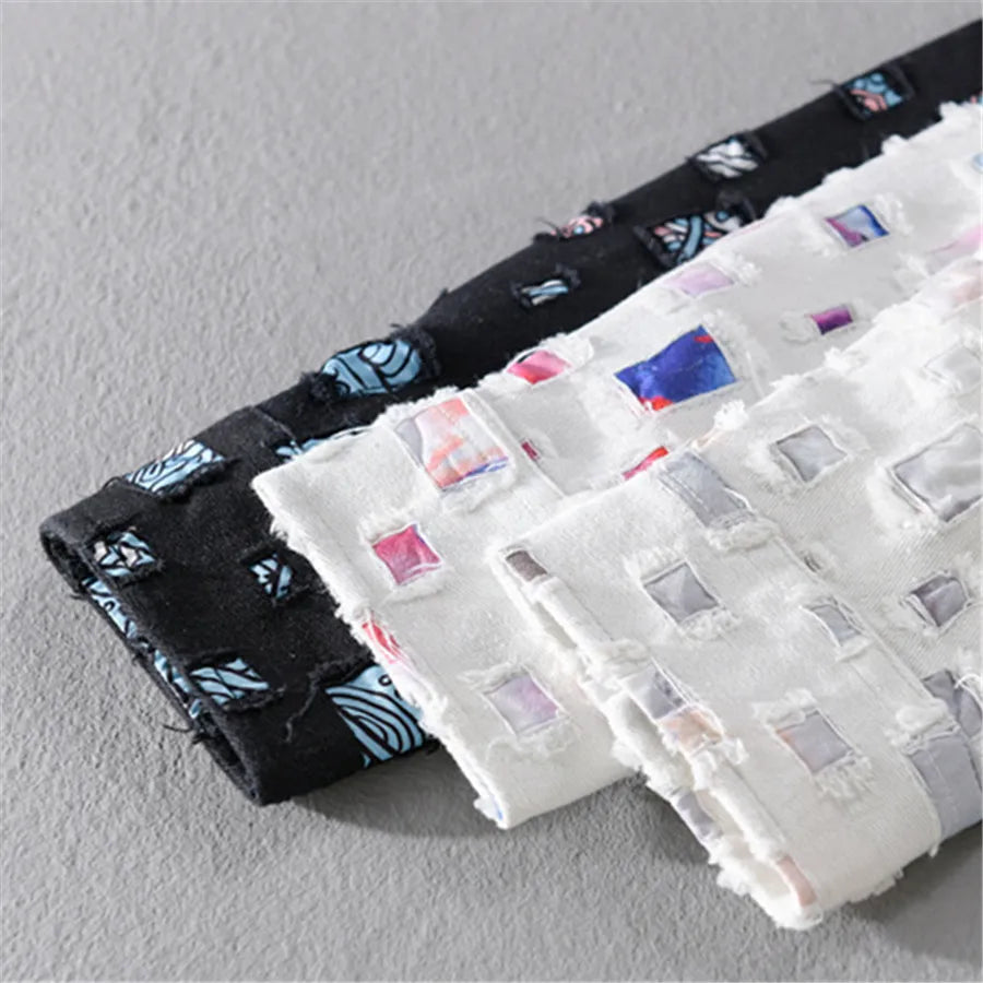 Pixelate™ - Patterned Cotton Shirt