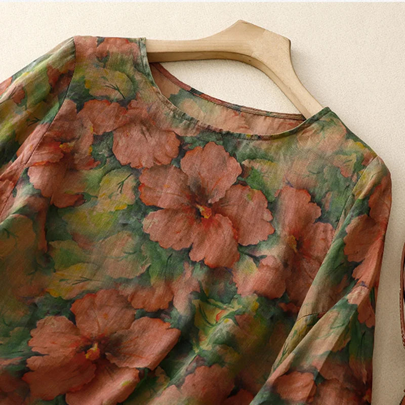 Ameline Linen Blouse