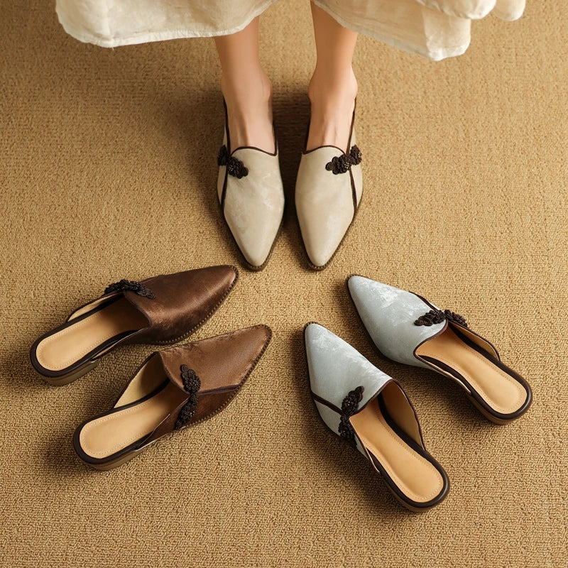 Giulietta Genuine Leather Mules