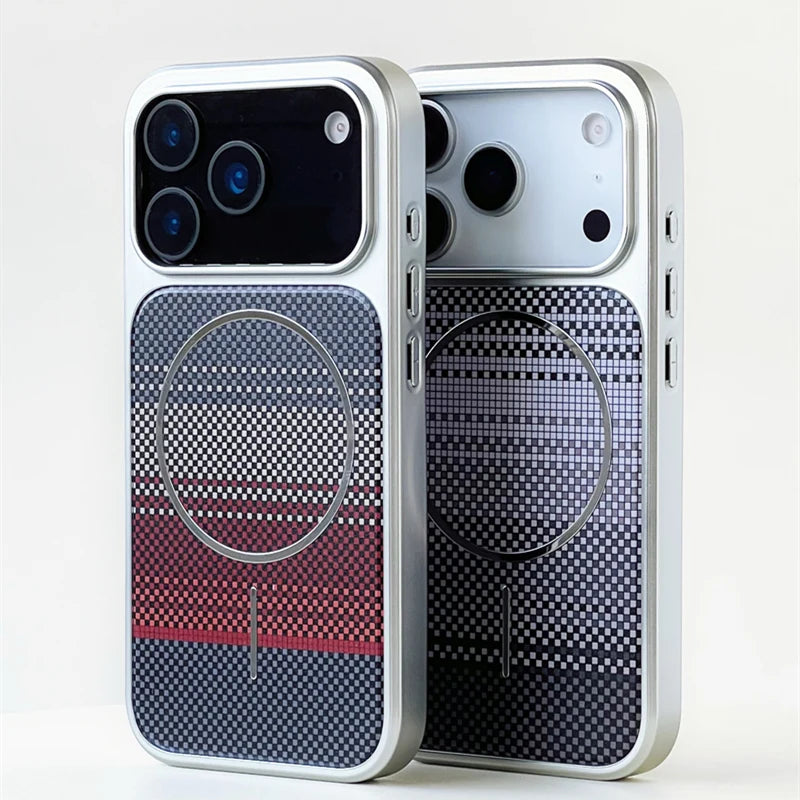 Gridline Carbon Fiber iPhone Case
