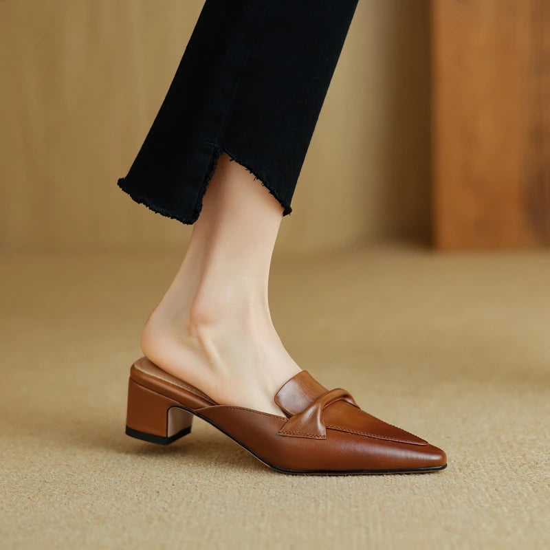Venezia Genuine Leather Mules