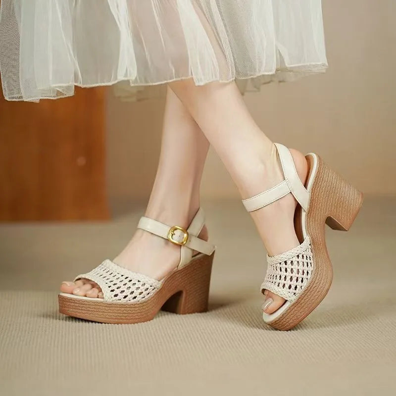 Arianna Block Heel