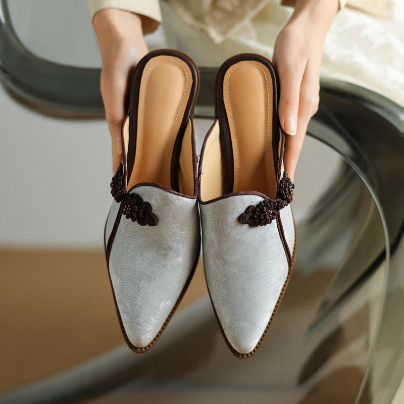 Giulietta Genuine Leather Mules