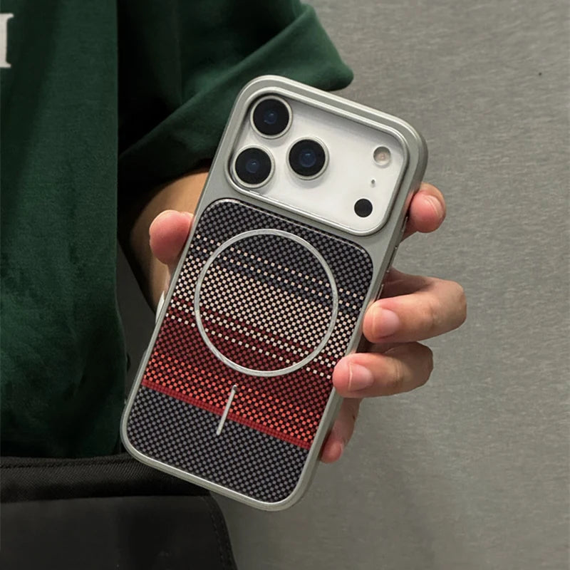 Gridline Carbon Fiber iPhone Case