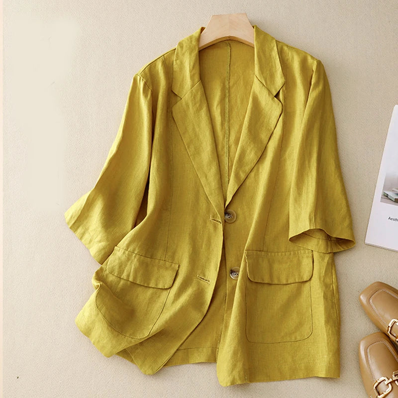 Bexley Linen Blazer