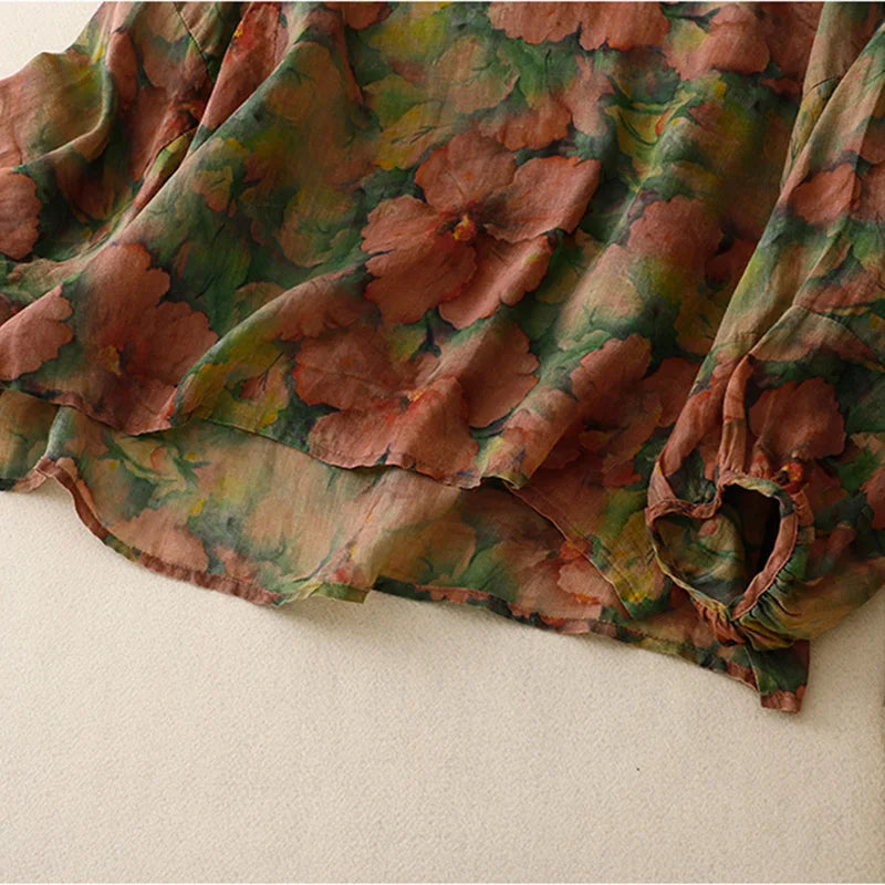 Ameline Linen Blouse