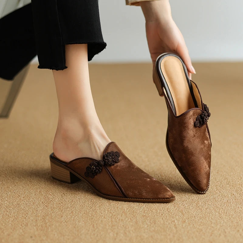 Giulietta Genuine Leather Mules