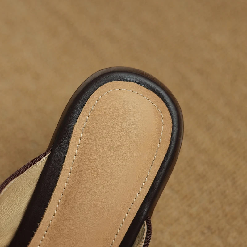 Giulietta Genuine Leather Mules