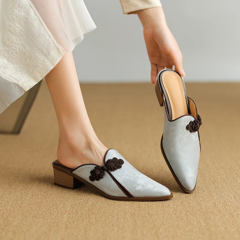 Giulietta Genuine Leather Mules