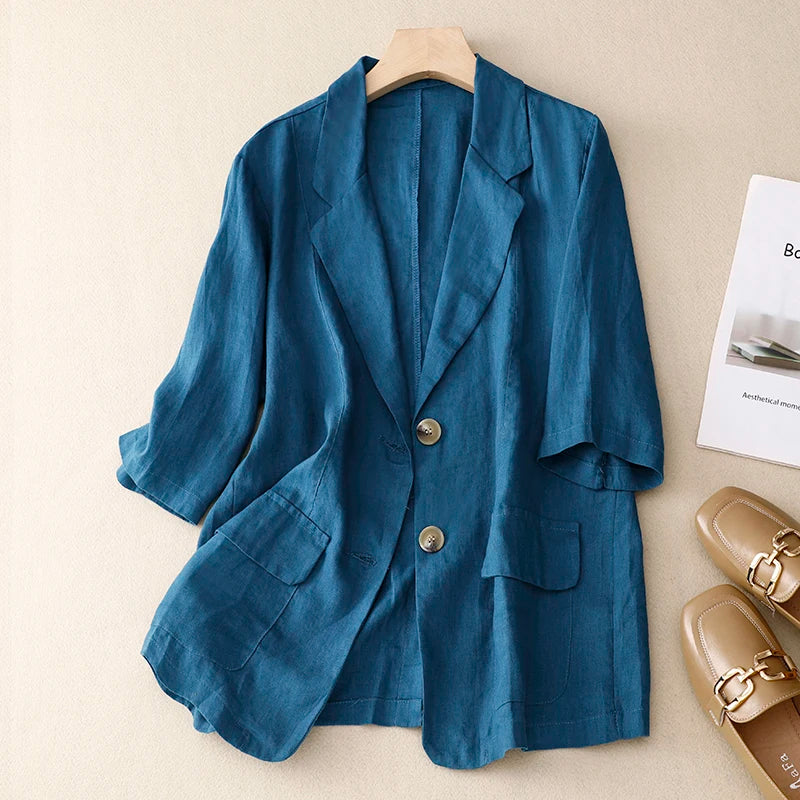 Bexley Linen Blazer