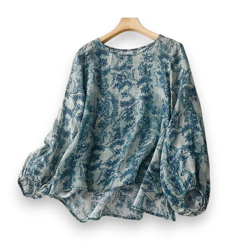 Ameline Linen Blouse