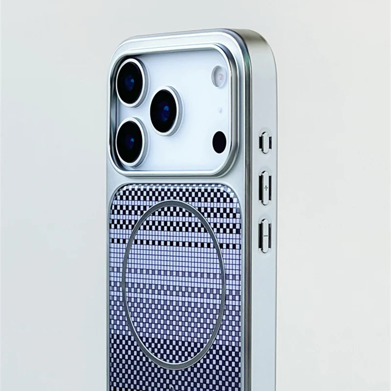 Gridline Carbon Fiber iPhone Case