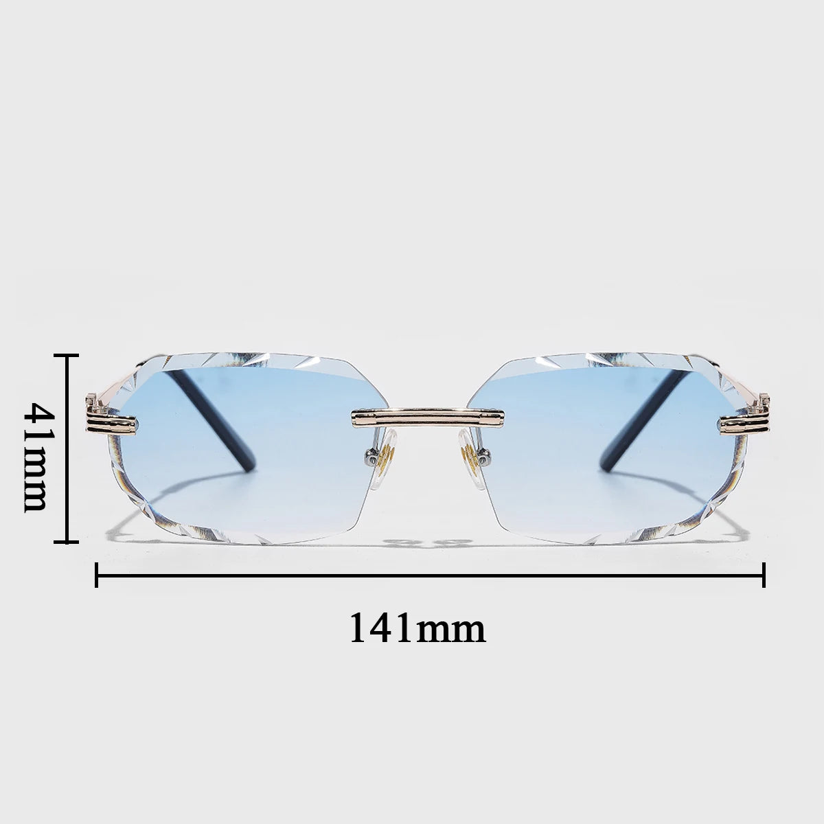 Montevia Rimless Sunglasses