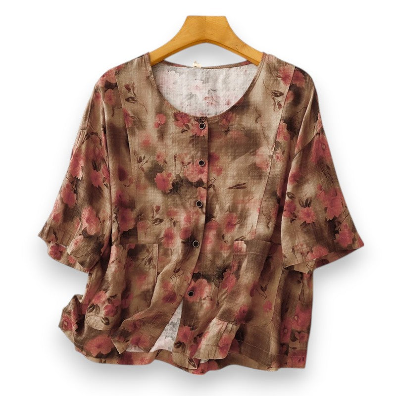 Florence Linen Blouse